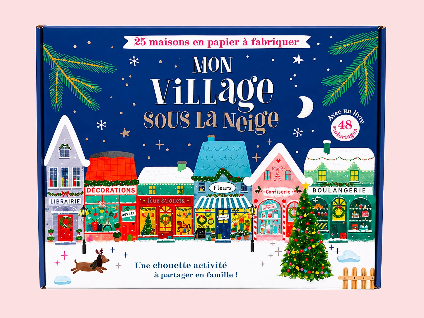 La Petite Epicerie Mon Village sous la Neige knutselset 25 huizen