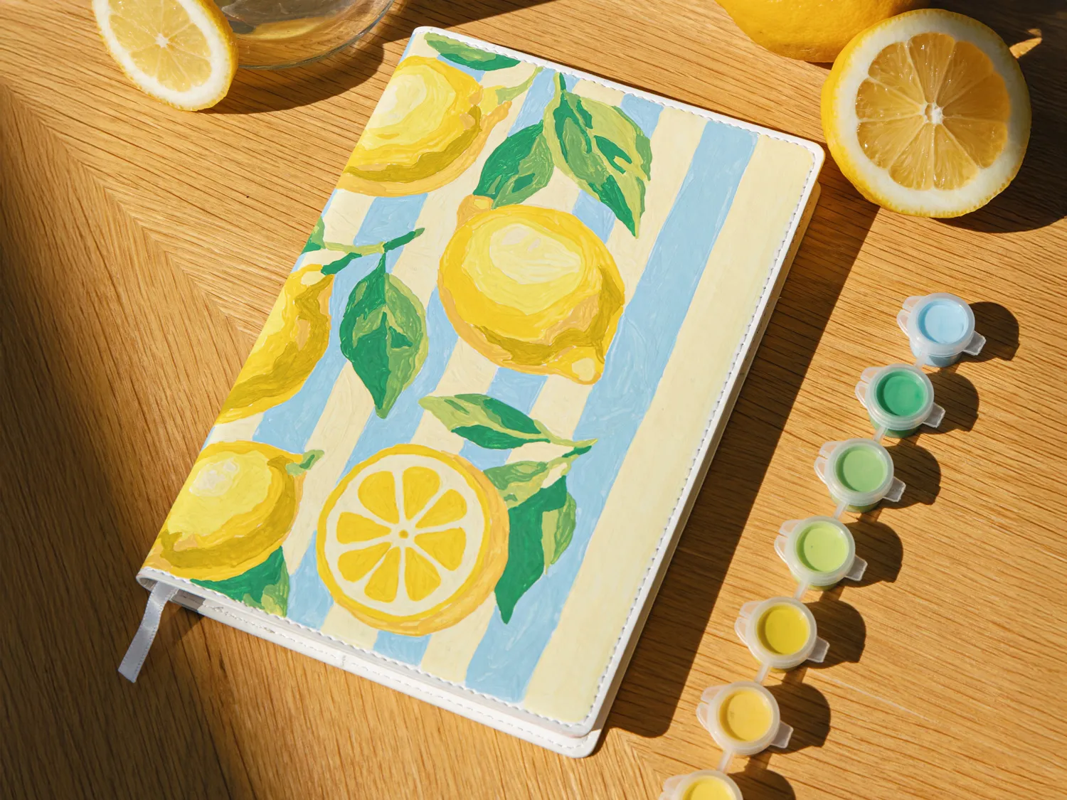Petit Pinceau Citrons notebook schilderen op nummer A5