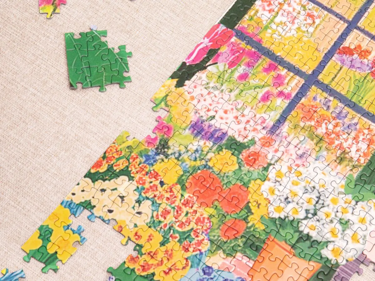 La Petite Epicerie Quatre Coins Floral Shop puzzel 1000 stukjes bloemen