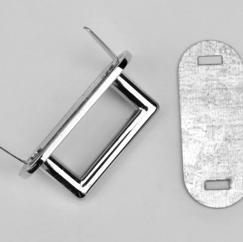 Leather House Handvatbevestiger Nikkel 25 mm