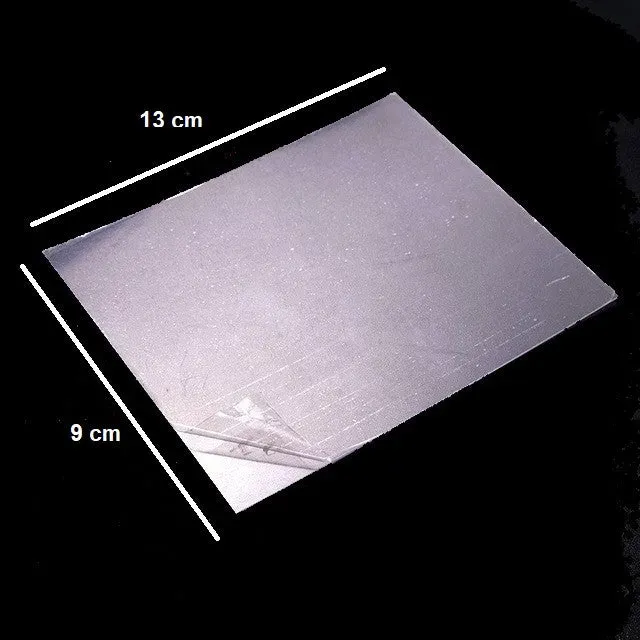 Bijounique Resin Shaker film vel 9x13 cm transparant