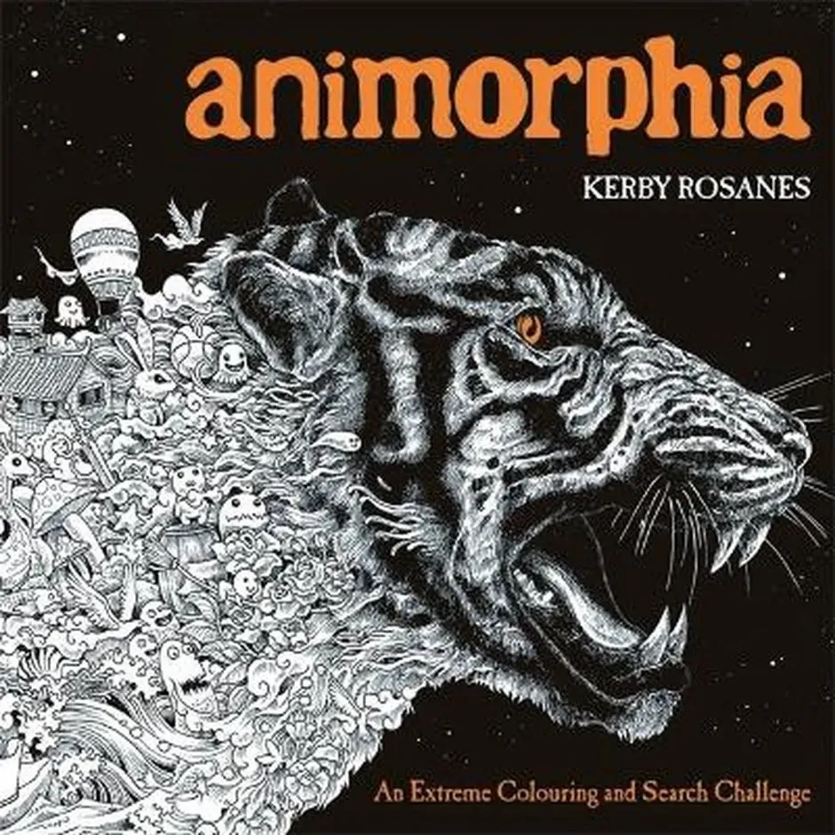 Animorphia Kerby Rosanes kleur- en zoekboek 96 pagina’s