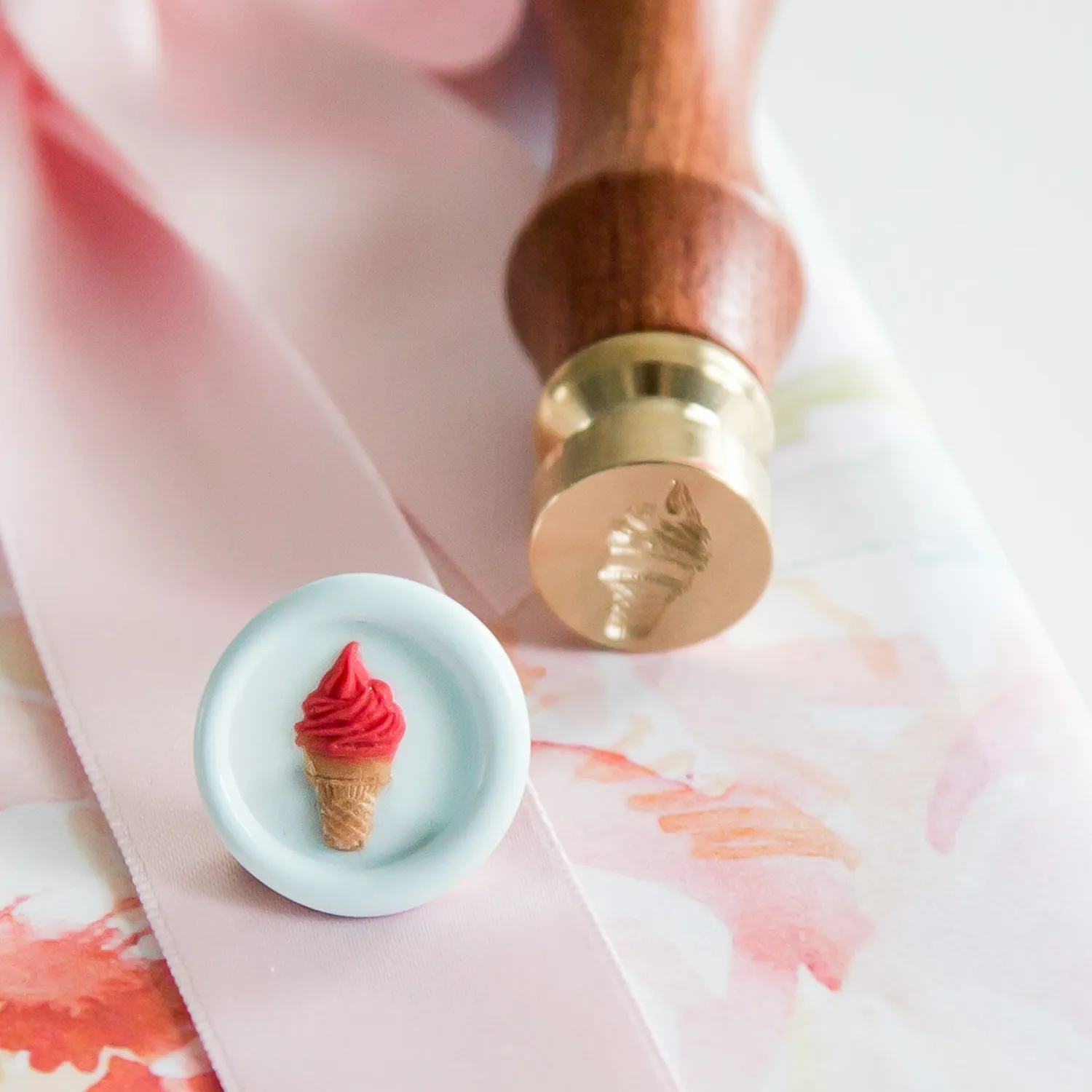Jessy at Sea Mini Ice Cream lakzegel stempel 15 mm