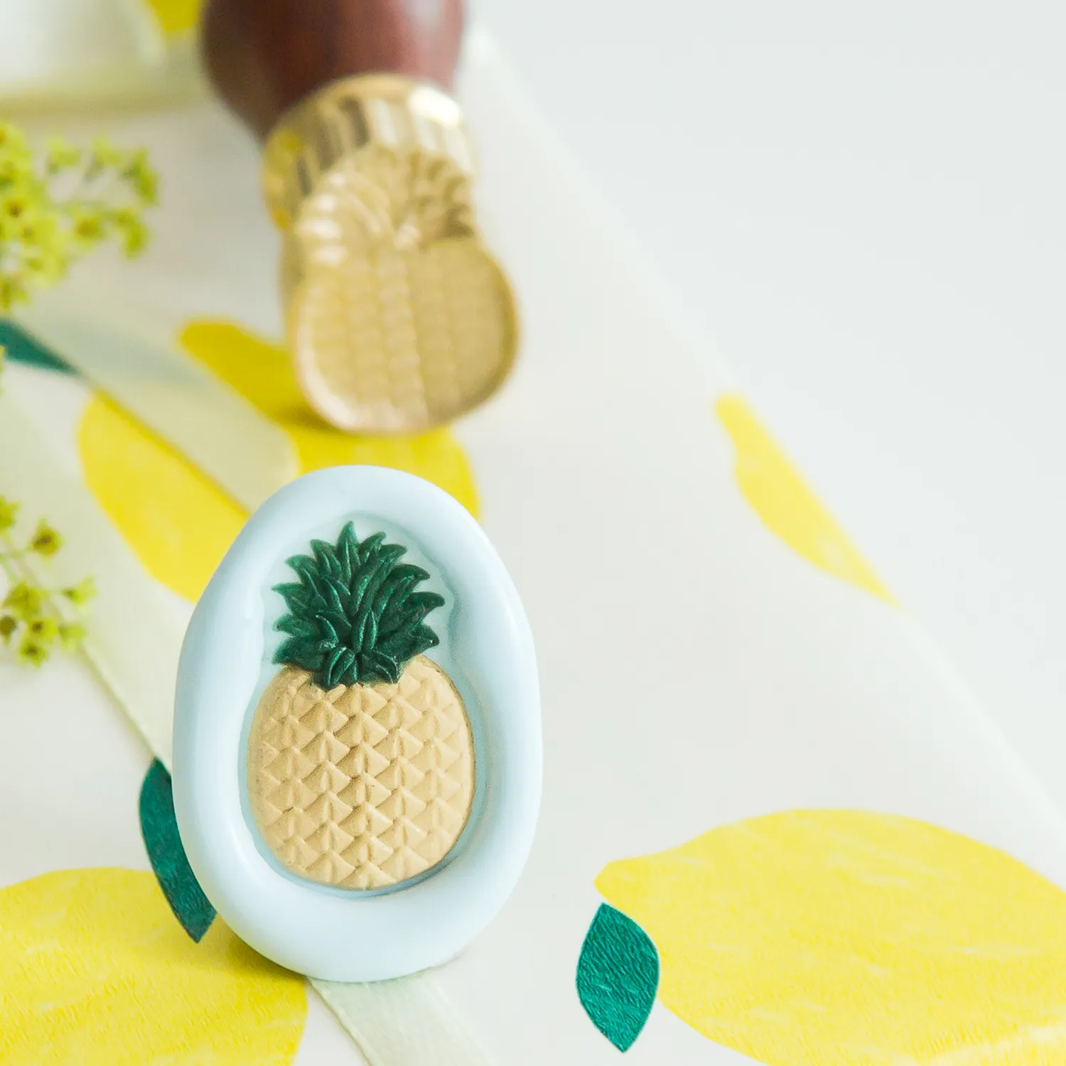 Jessy at Sea 3D Pineapple wax stempel ananas