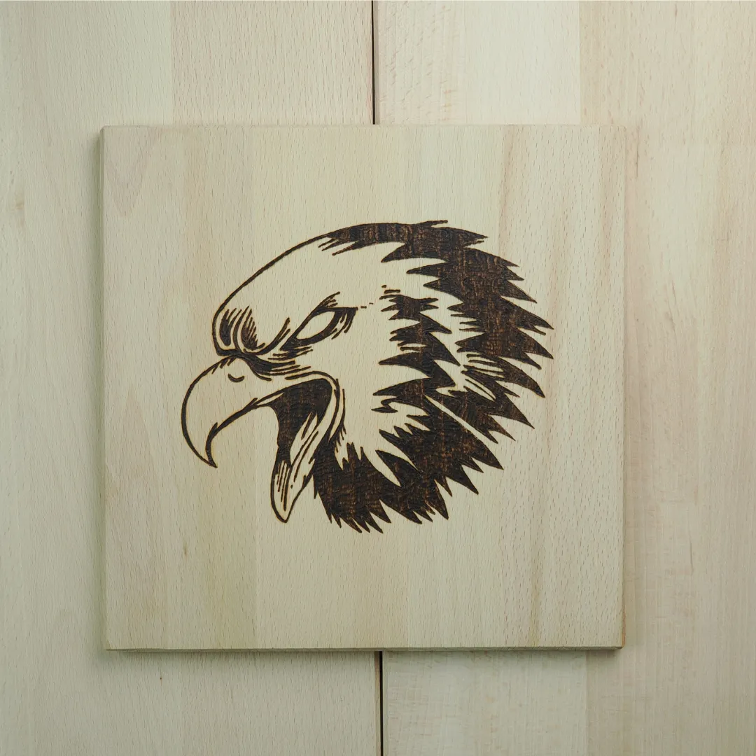 Astrid Brouwers Snijplank vierkant beuken 20x20 cm onbehandeld
