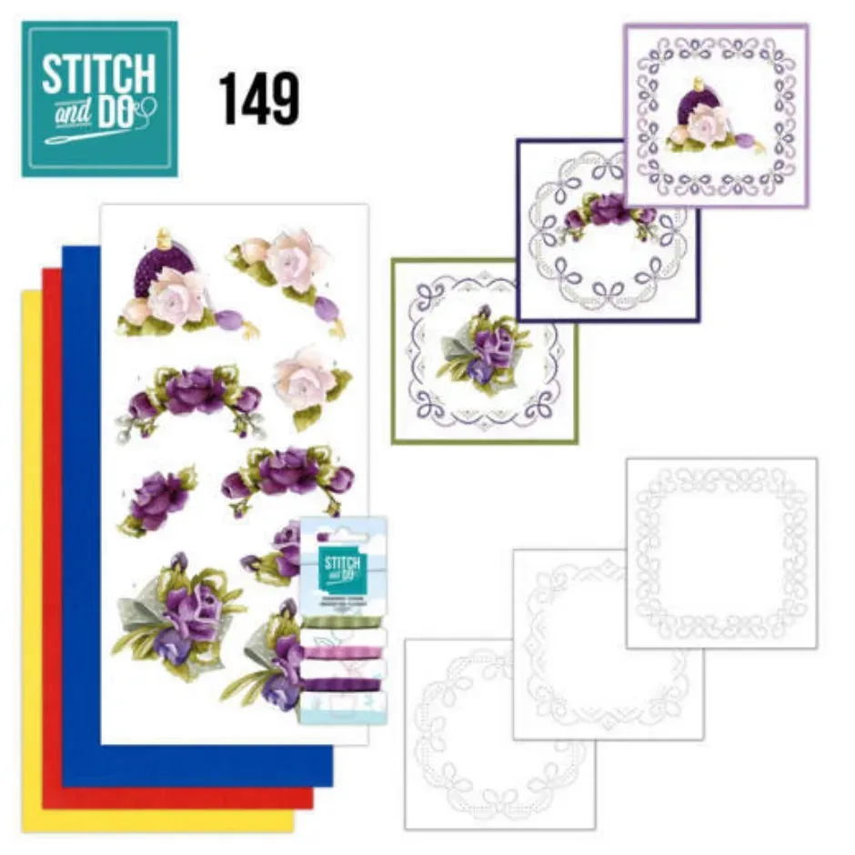 Stitch and Do borduursetje 149 Romantic roses
