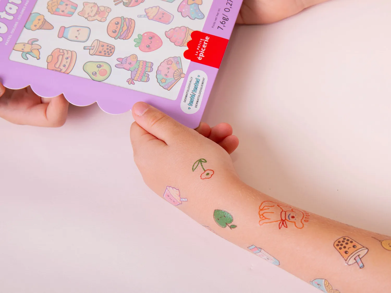 La Petite Epicerie Kawaii plaktattoos pastel 40 stuks