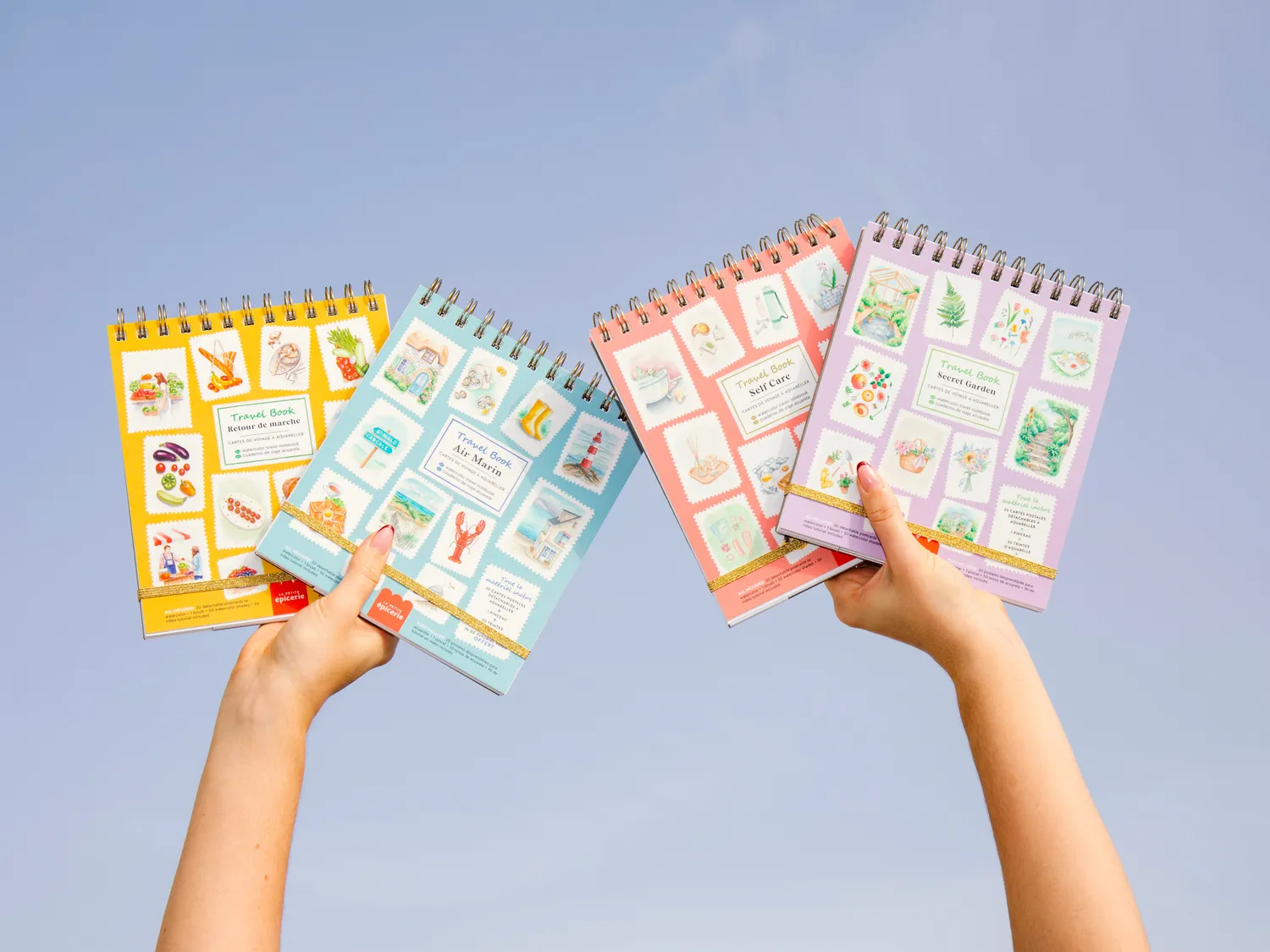 La Petite Epicerie Travel Book Secret Garden aquarelboek