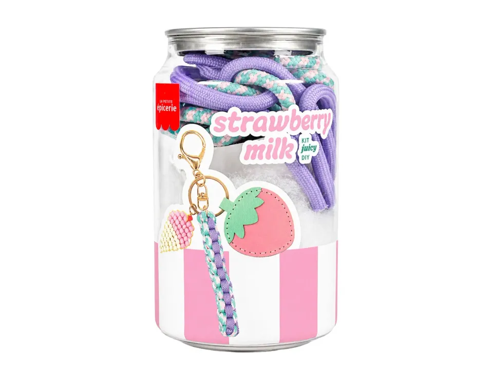 La Petite Epicerie Pshiiit Strawberry Milk tashanger blikje DIY