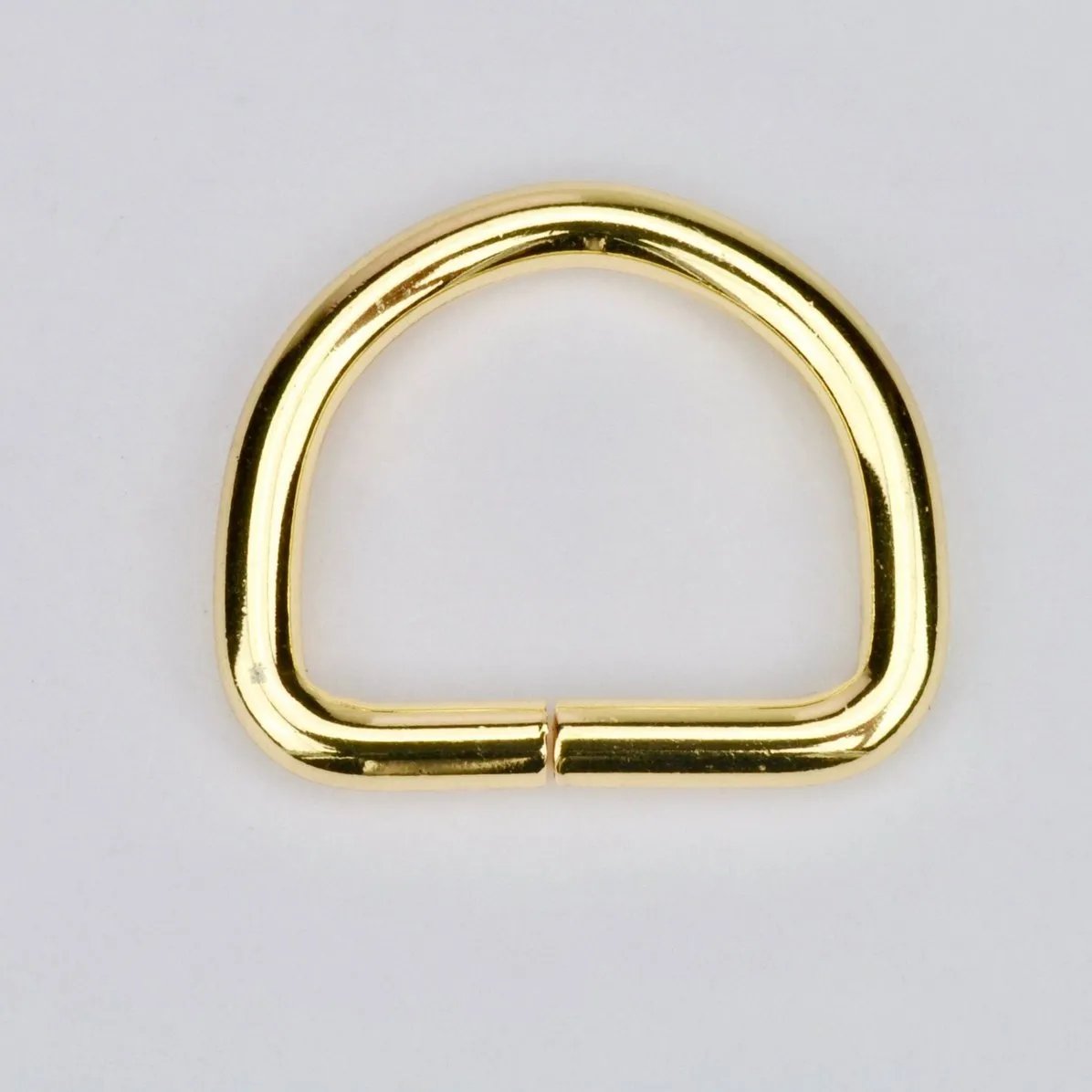 Leather House D-ring antiek goud 25 mm 4 mm dik 2 stuks