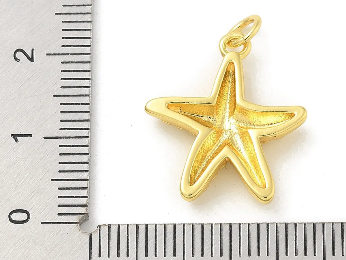 La Petite Epicerie Zeester Bedel Goud per stuk verguld