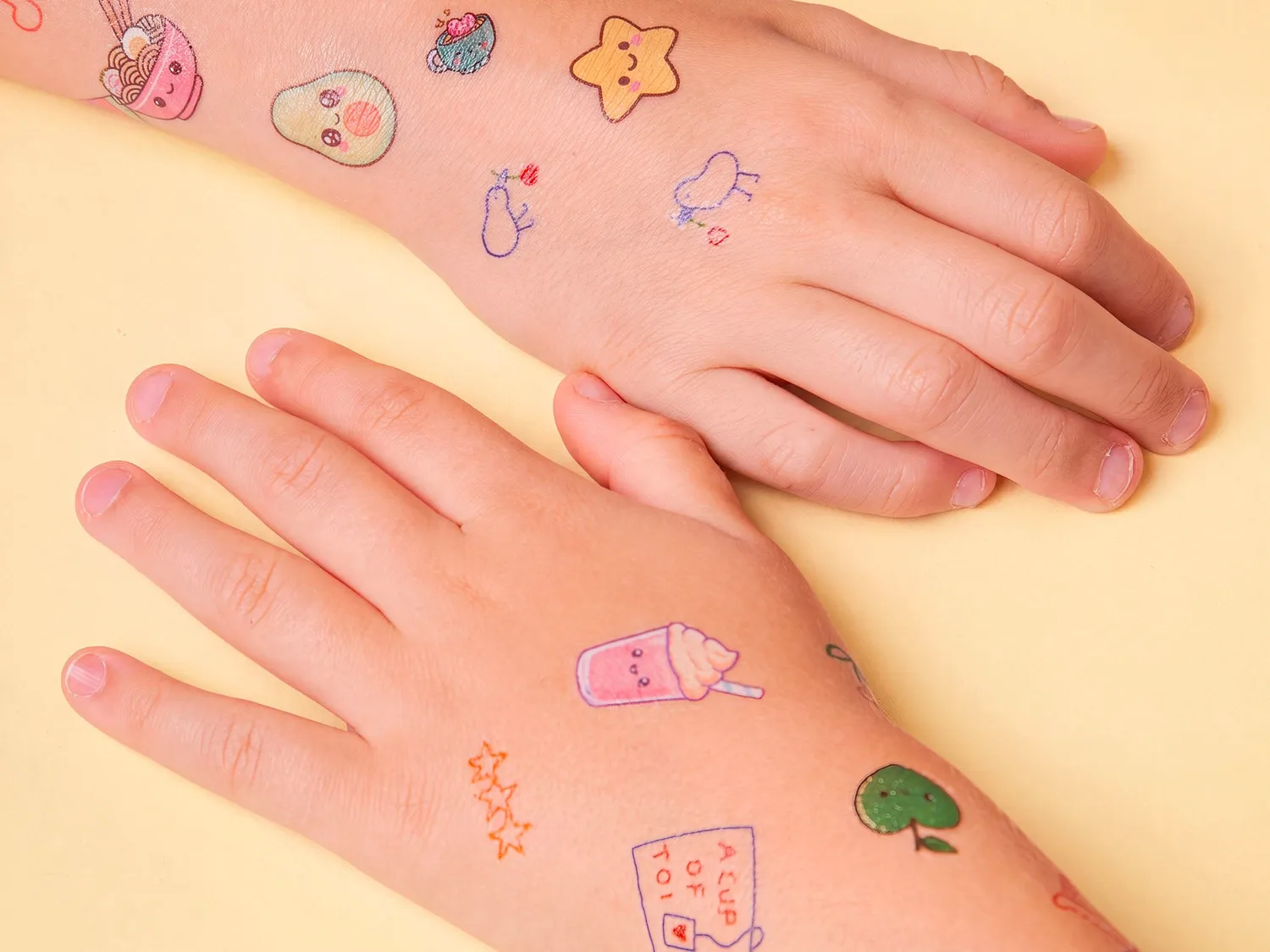La Petite Epicerie x Samuel Eckert plaktattoos 40 stuks flashy
