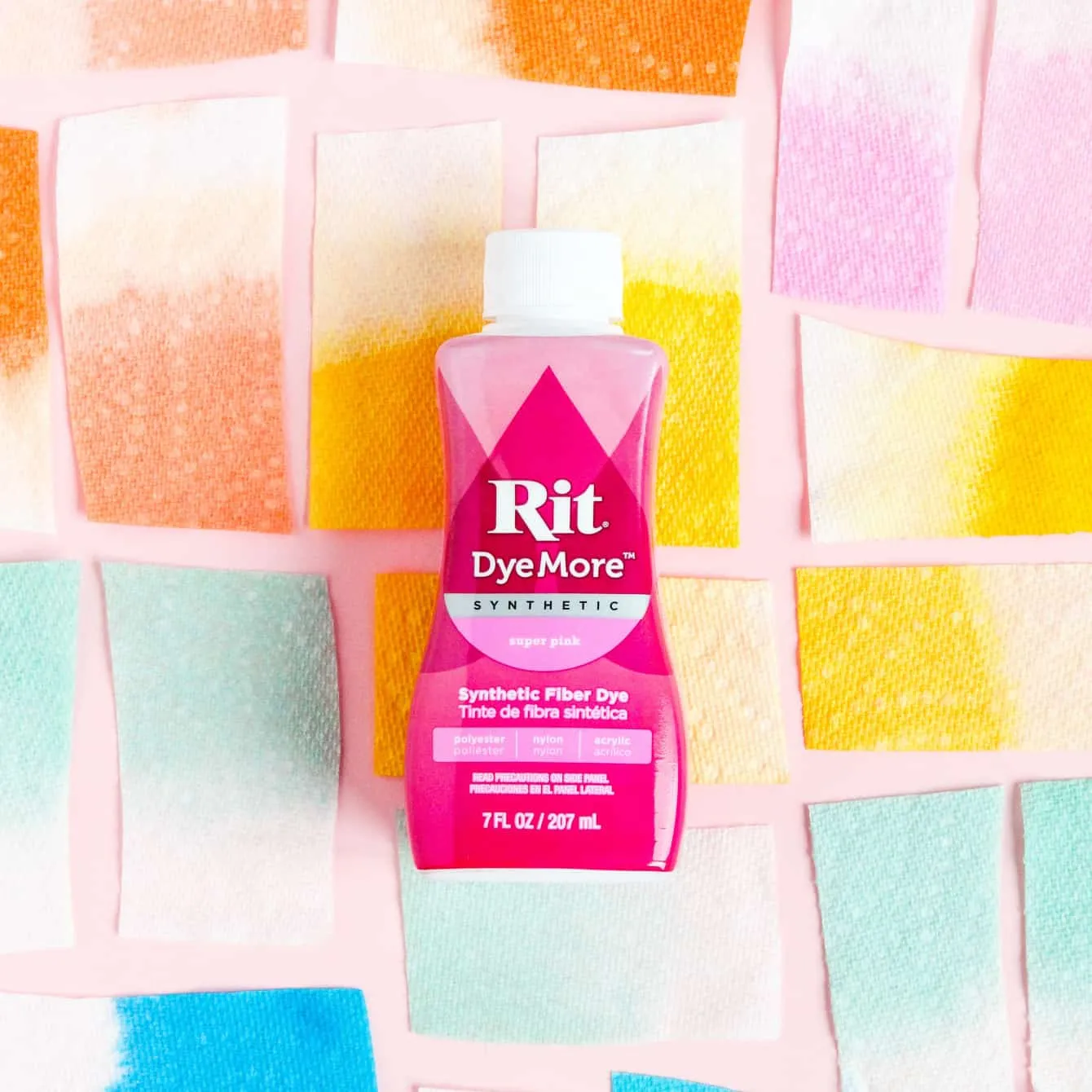 Rit DyeMore Super Pink textielverf roze per stuk synthetisch