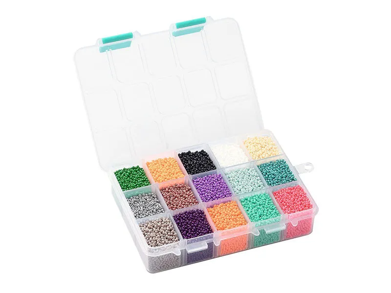 La Petite Epicerie rocailles kralendoos 15 kleuren 2,5 mm