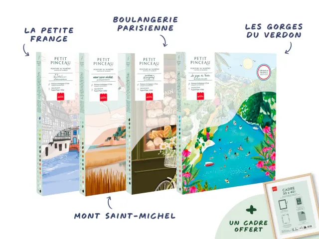 La Petite Epicerie Petit Pinceau Escapades schilder set 4-delig