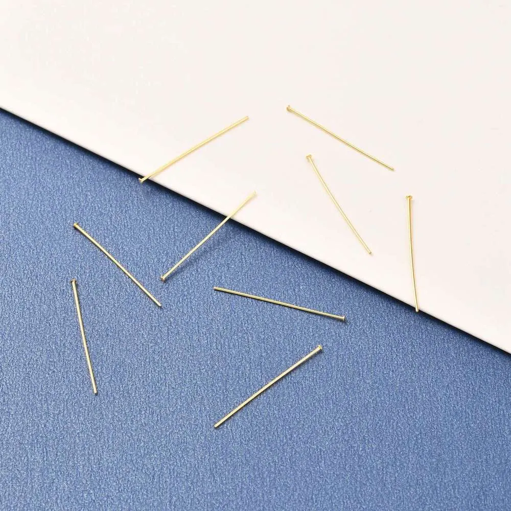 La Petite Epicerie Nietstiften Goud 25mm 50 stuks 18K