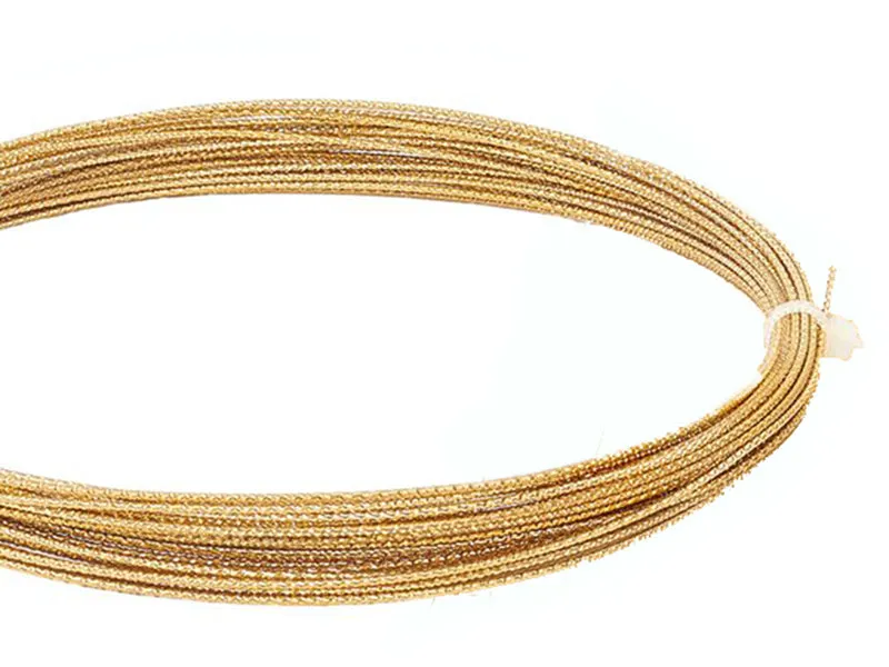 La Petite Epicerie koperdraad goud glanzend 0,8 mm 10 meter