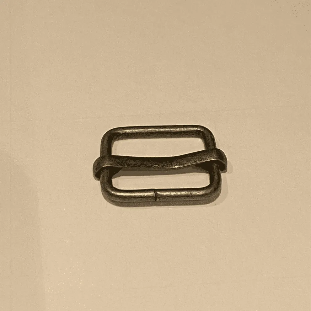Leather House slider 15 mm tassenband goud zwart zilver