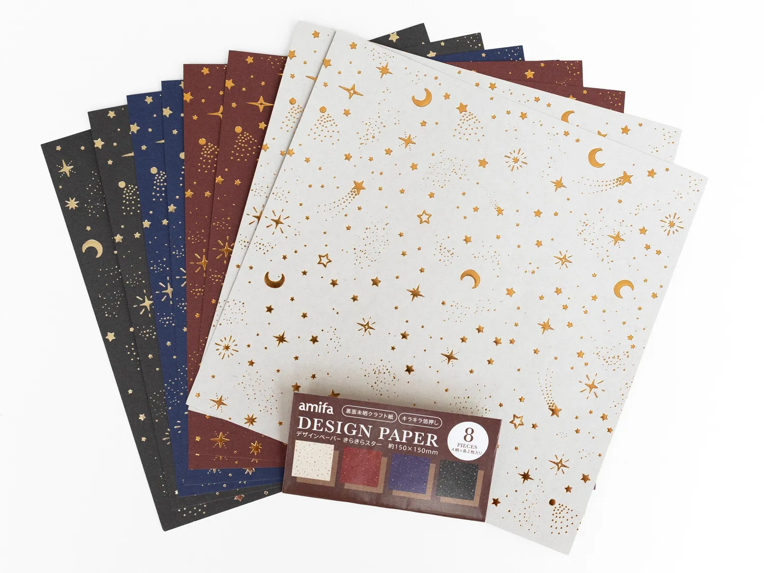 La Petite Epicerie designpapier scintillant 15x15 cm 8 vellen