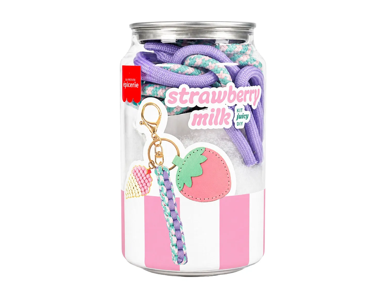 La Petite Epicerie Pshiiit Bag Charm blikjes DIY-pakket 4 stuks