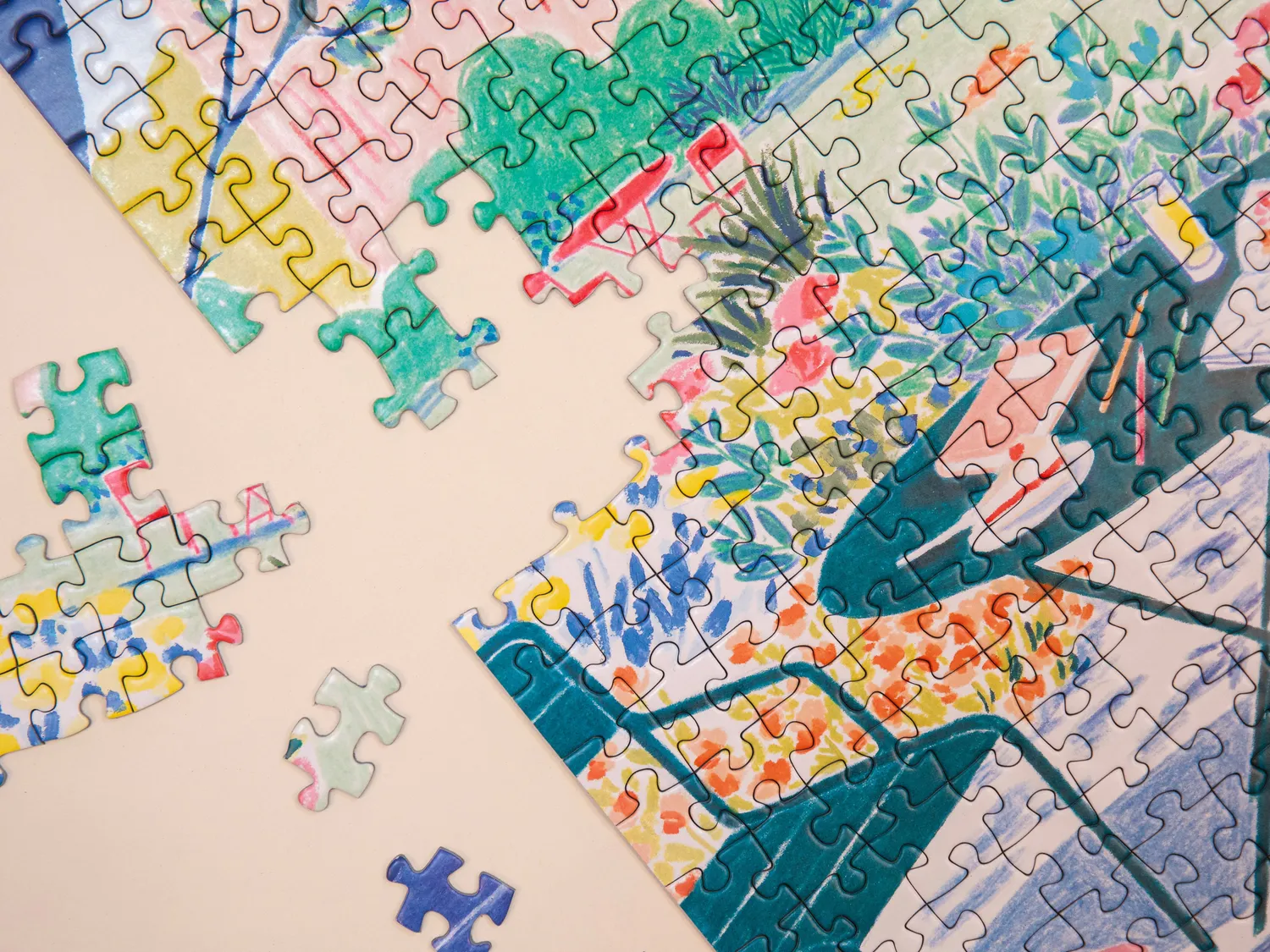 La Petite Epicerie Fleurs Voyage puzzel 1000 stukjes bloemen