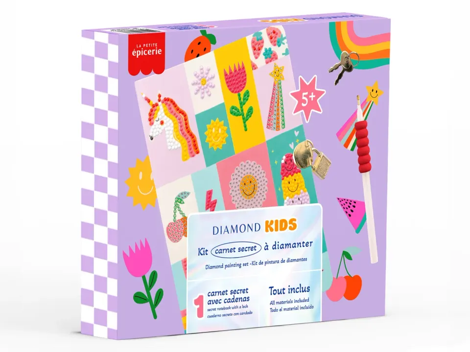 La Petite Epicerie Diamond Painting Kids dagboek met slot