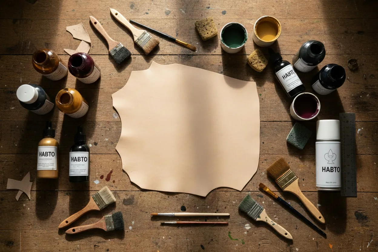 Leather House Dyeing and Painting on Leather workshop 9 september