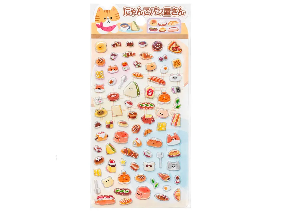 La Petite Epicerie Koreaanse 3D stickers viennoiserie