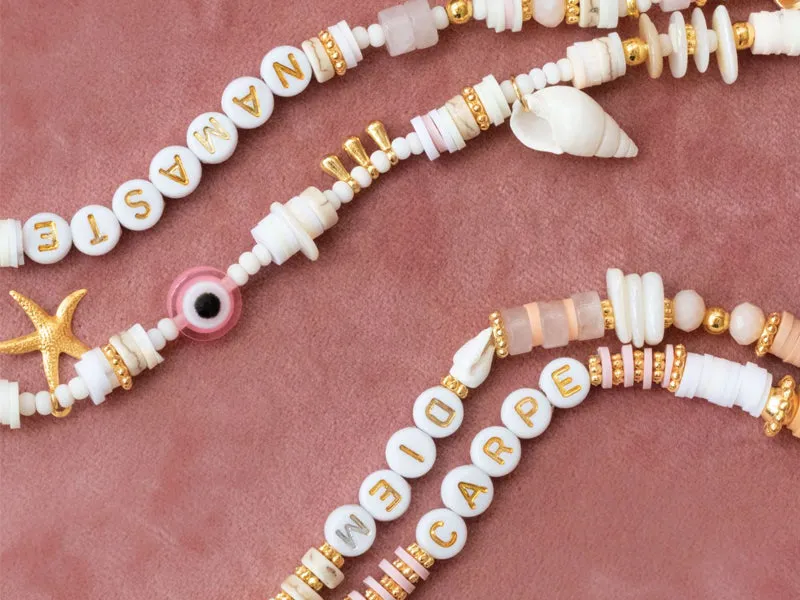 La Petite Epicerie MKMI telefoonketting kit heishi 3 stuks