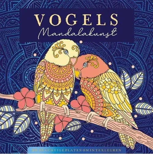 LTC-Leiden Vogels mandala kleurboek 20 platen eenzijdig