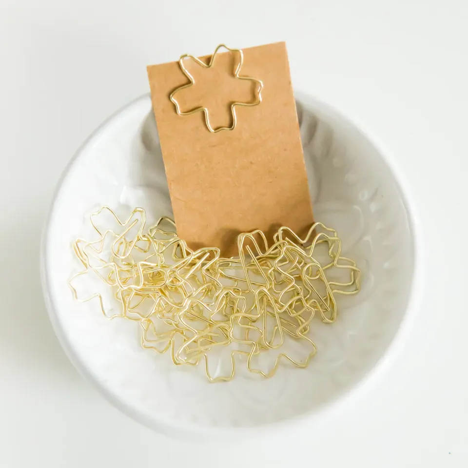 Jessy at Sea Sakura paperclips goud 20 stuks metaal