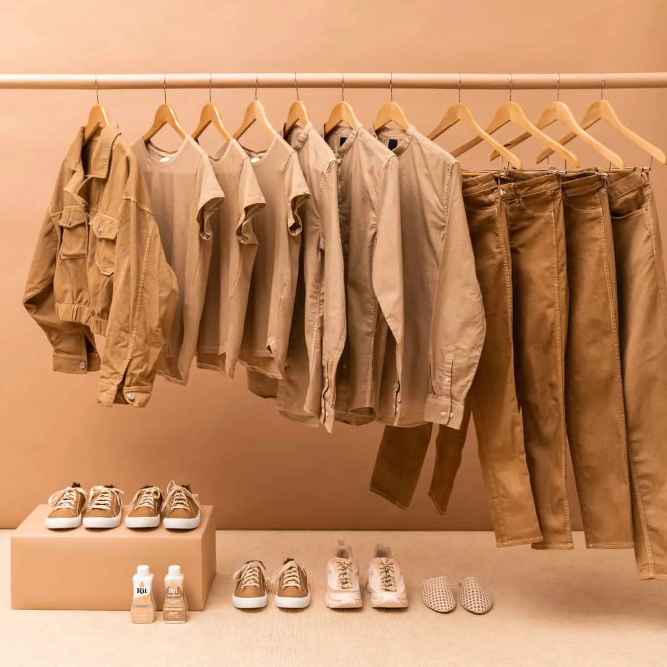 Rit All-Purpose Tan textielverf vloeibaar zandbeige