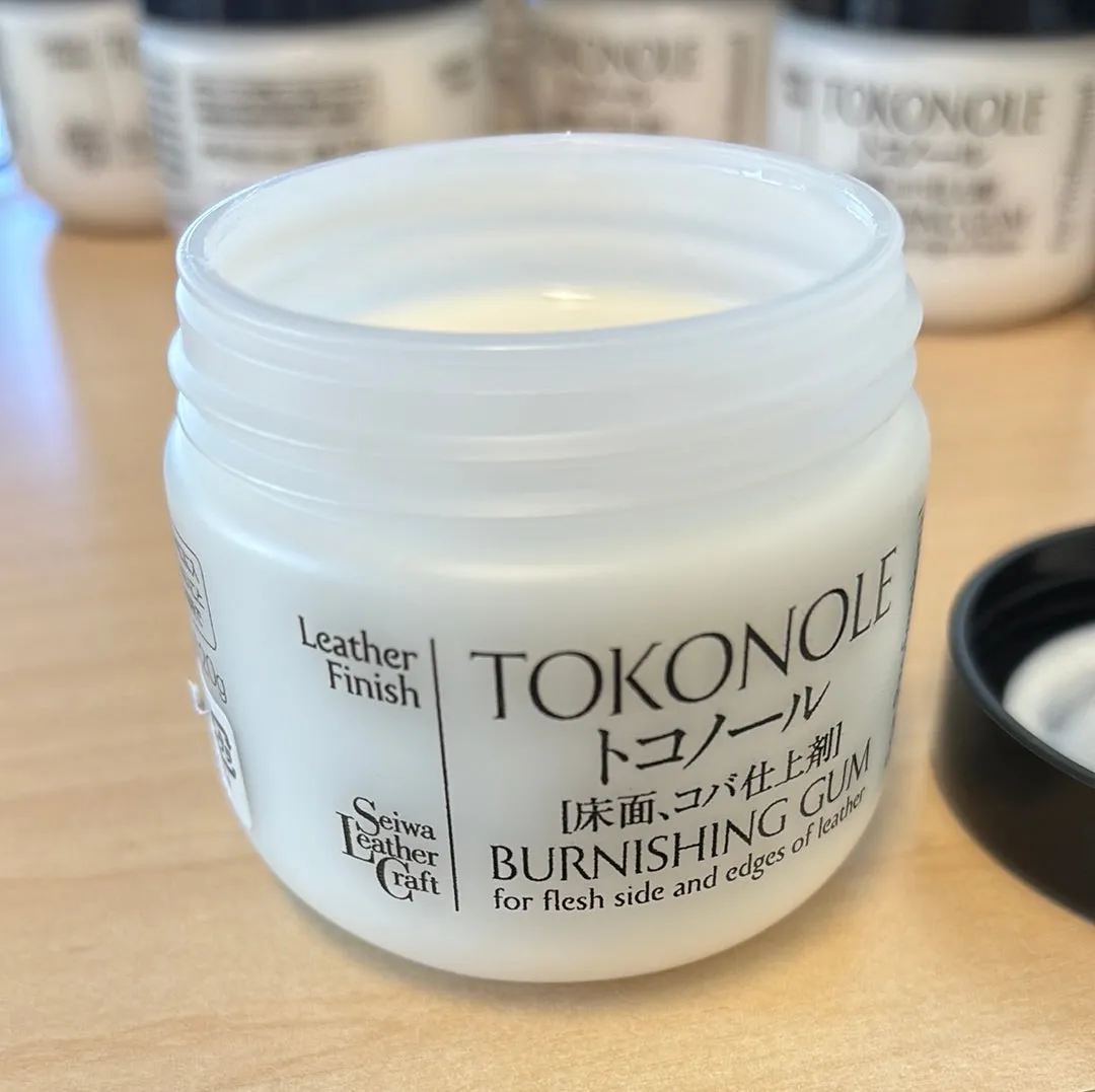 Seiwa Tokonole edge gum bruin 120 ml leerafwerking