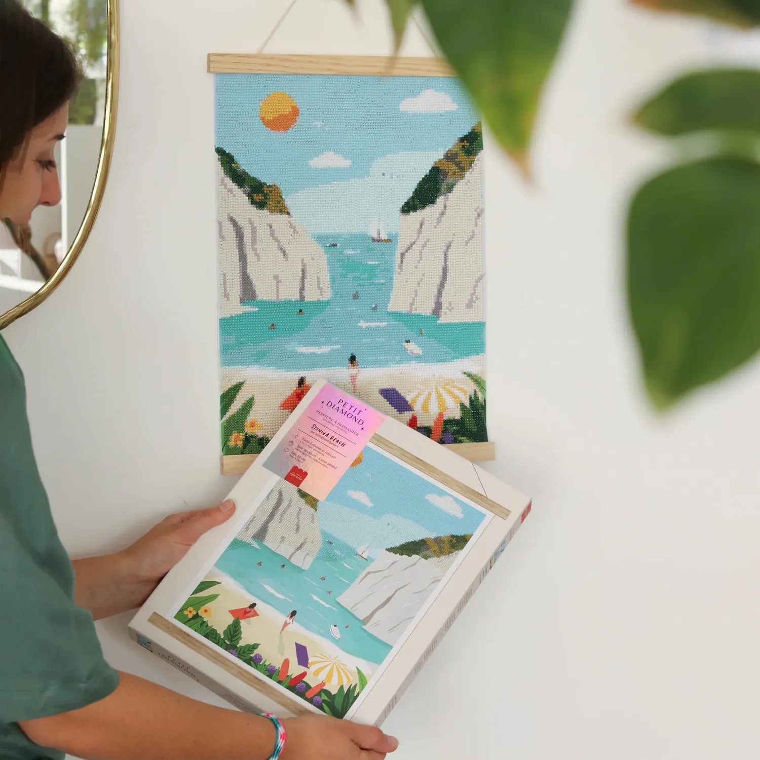 La Petite Epicerie Petit Diamond Stiniva Beach painting