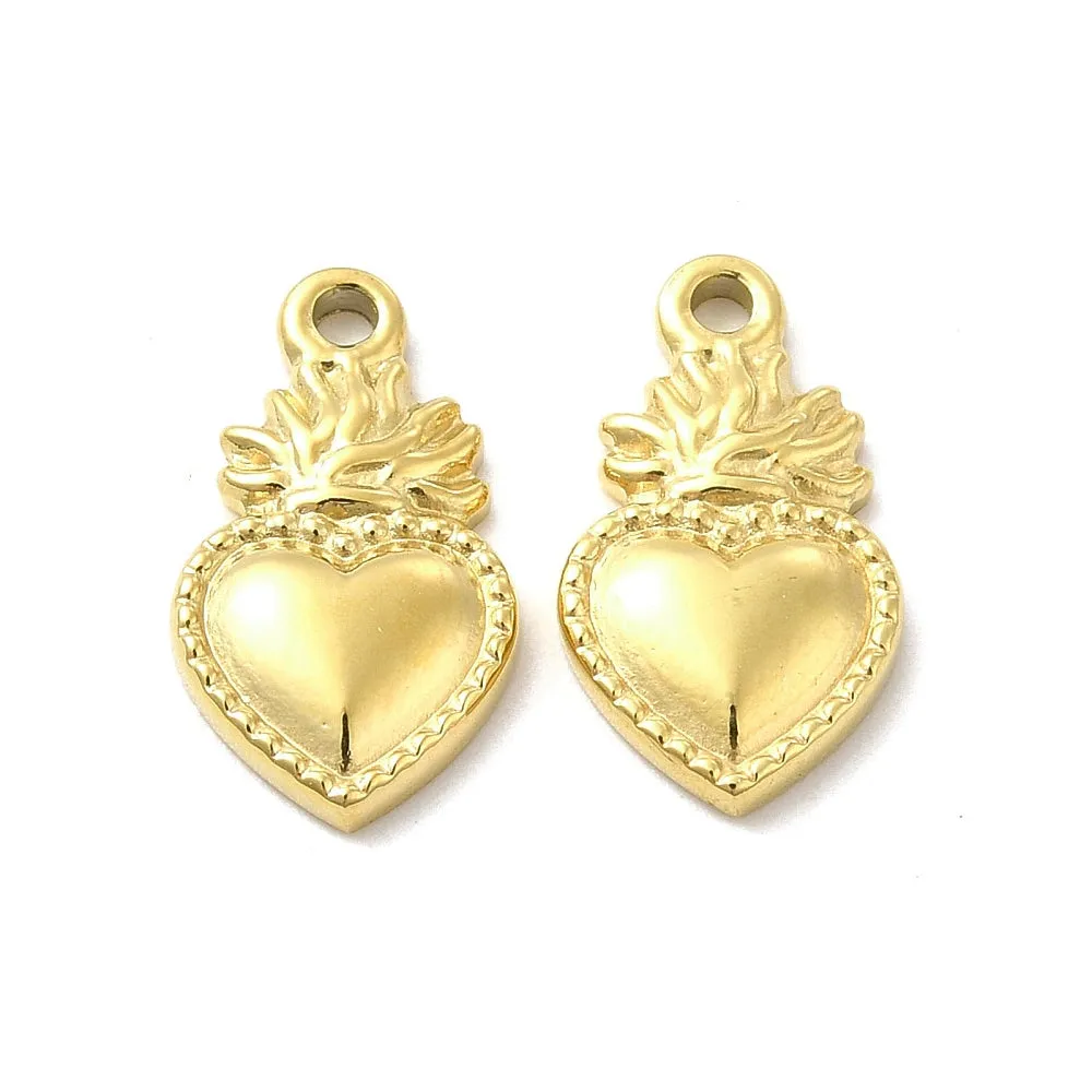 La Petite Epicerie Heilig Hart bedel goud 14K per stuk