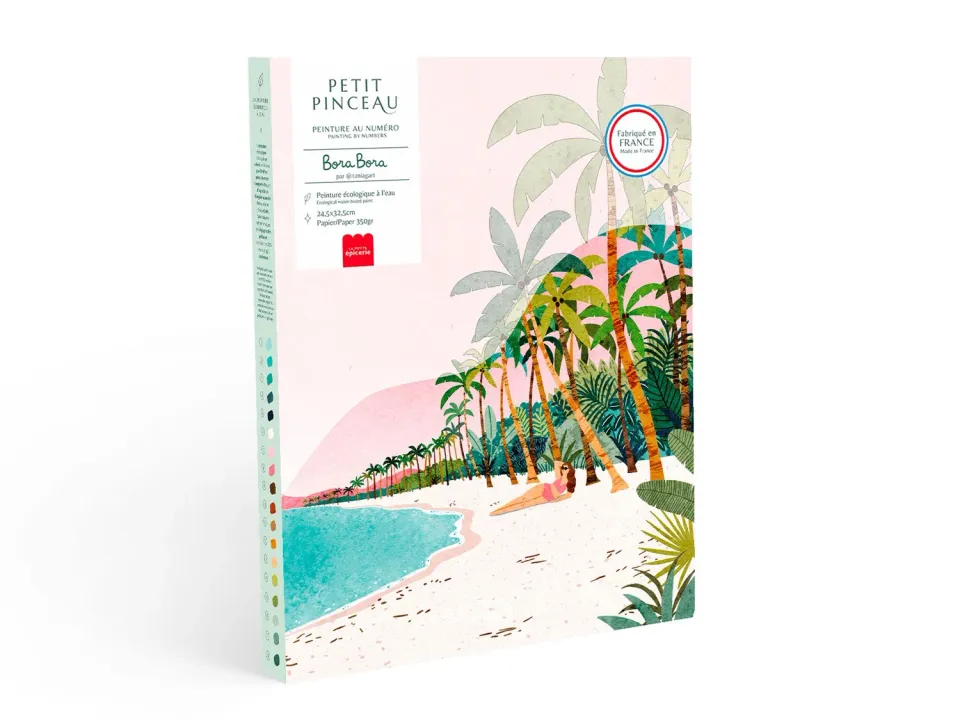 Petit Pinceau Bora Bora schilderen op nummer Tania Garcia