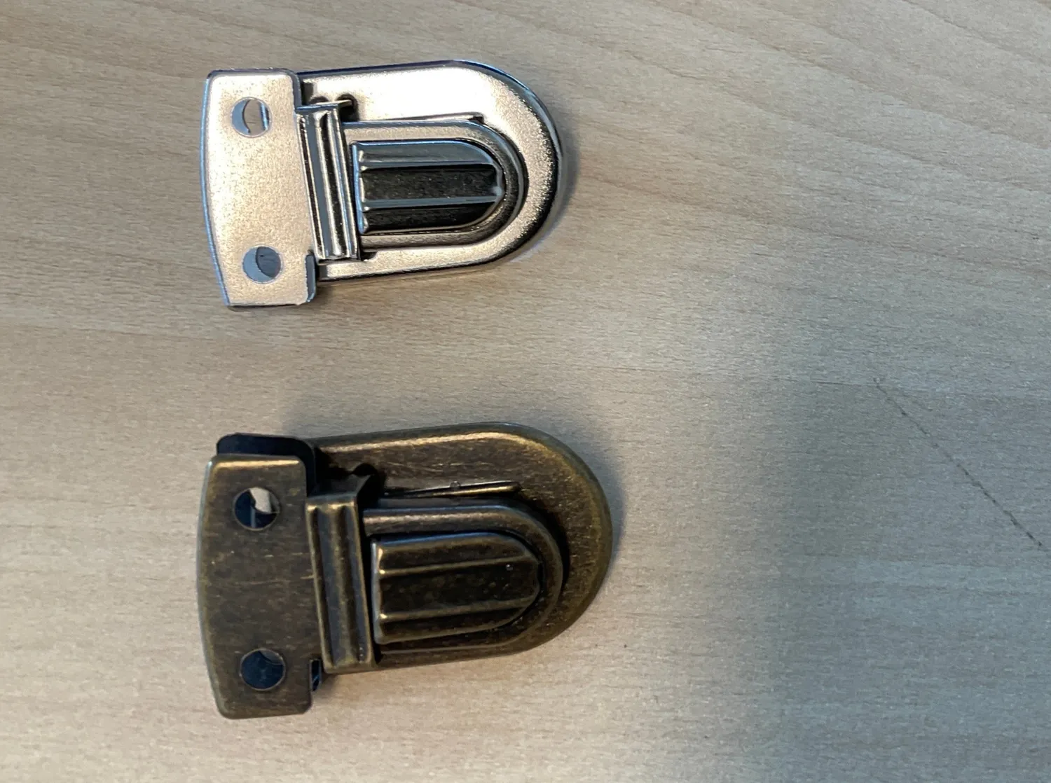 Leather House Tic Tuc sluiting zilver 34x24 mm