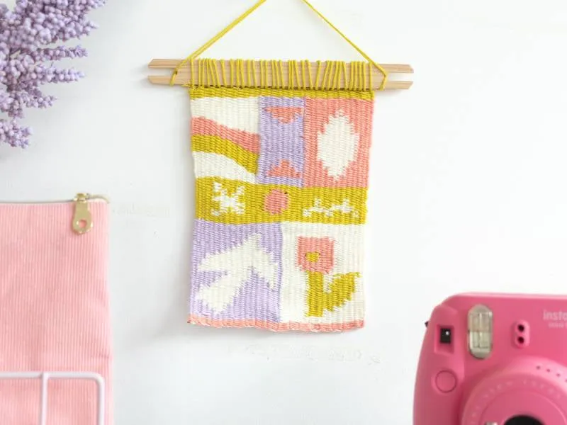 La Petite Epicerie Mon Tissage Mural weefkit pop