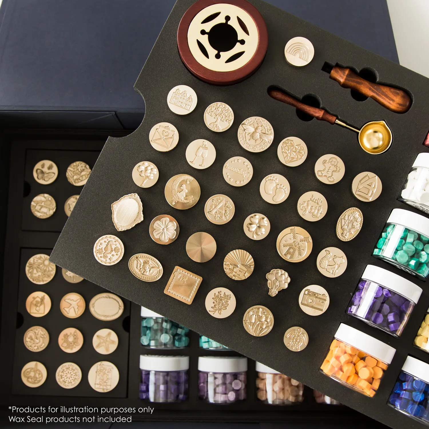 Jessy at Sea Wax Seal Organizer opbergbox leeg 39 cm