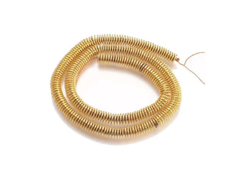 La Petite Epicerie hematiet tussen-kralen goud 20 stuks
