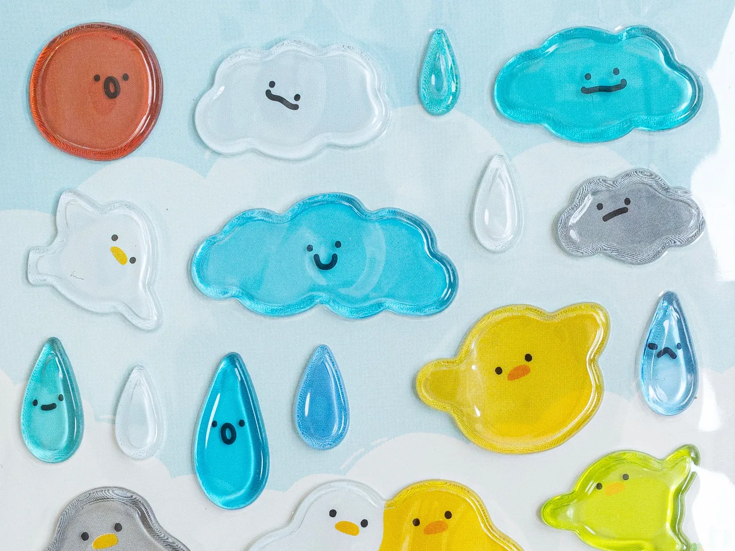 La Petite Epicerie Regen Vinyl Stickers Koreaans Dik