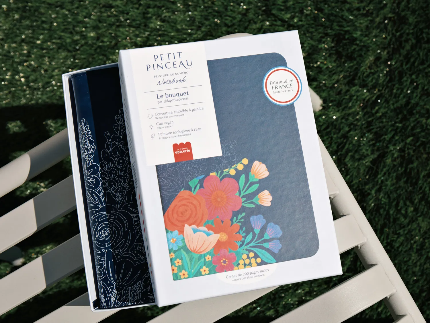 Petit Pinceau Bouquet notebook schilderen op nummer A5
