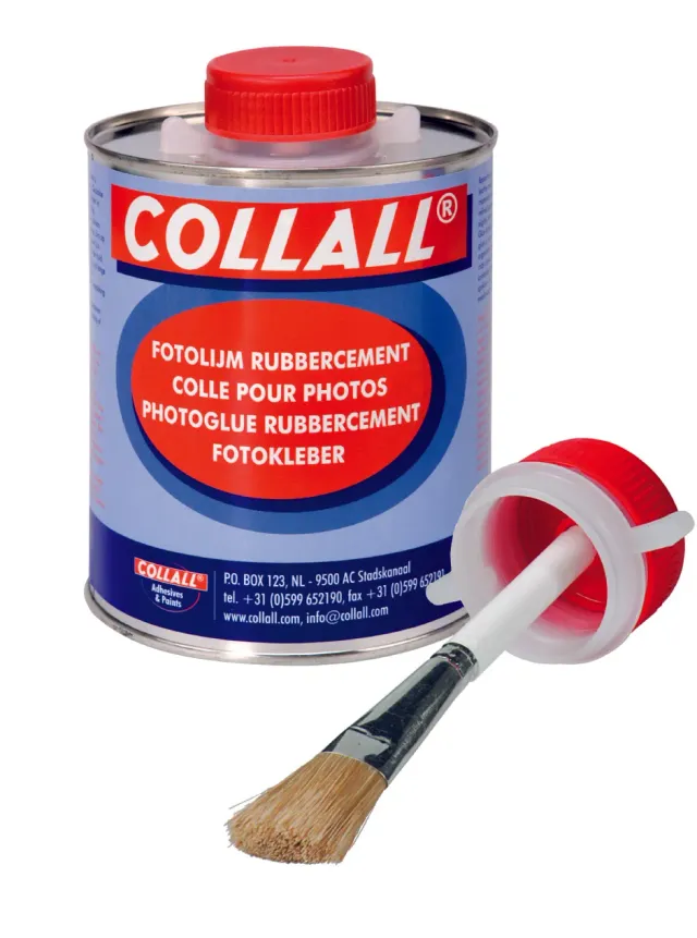 Collall fotolijm rubbercement 1000 ml met kwastje