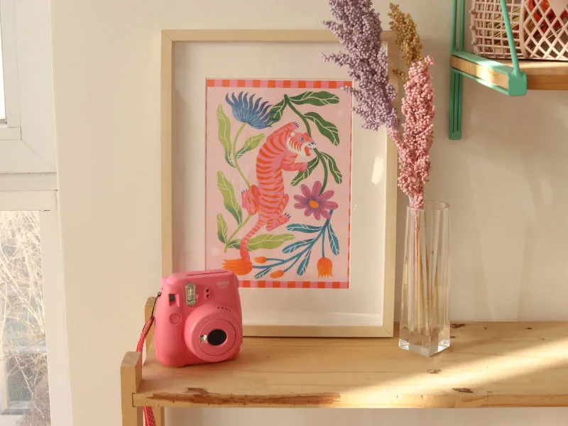 La Petite Epicerie Petit Pinceau Tigre Fleuri schilderen op nummer