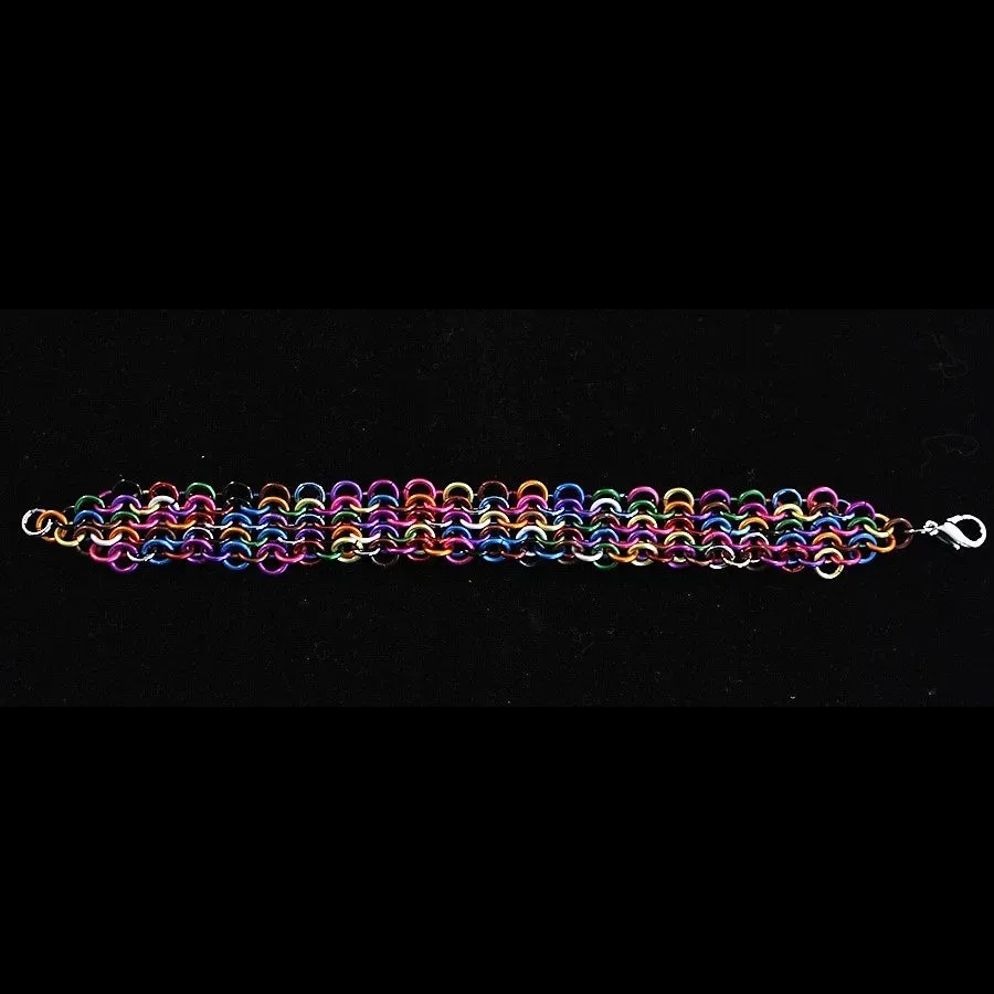 Bijounique E 4-1 chainmaille armband pakket mix