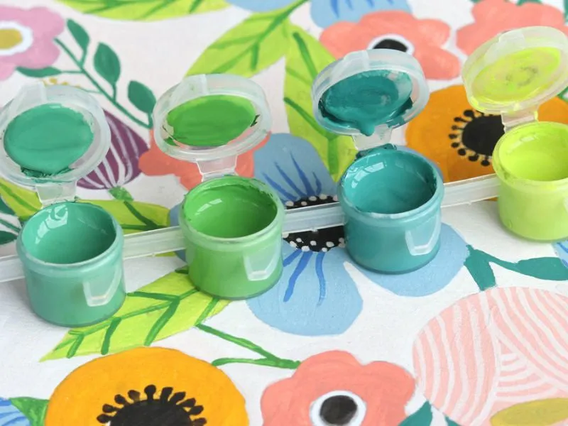Petit Pinceau Flowers schilderen op nummer Art.iisan