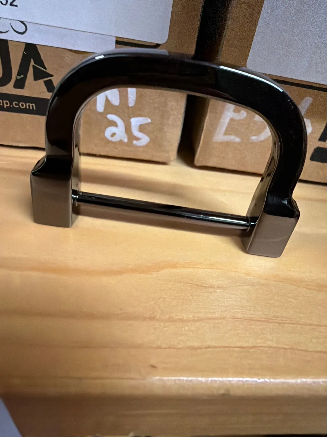 Leather House D-ring 35 mm tassenring zilver per stuk