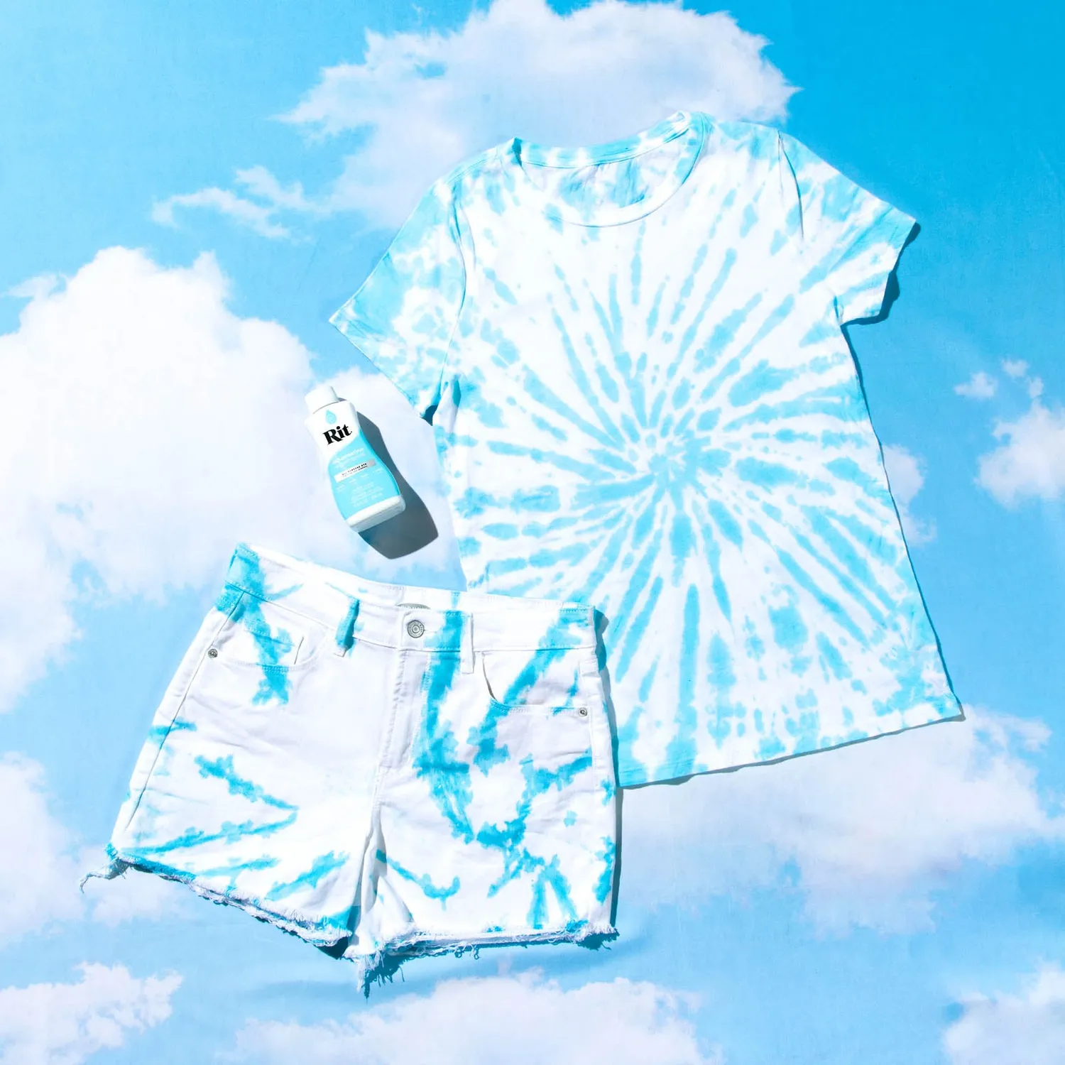 Rit Aquamarine vloeibare textielverf aquamarijn