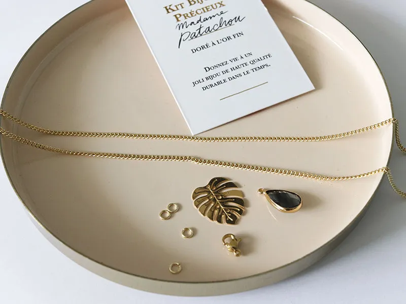 La Petite Epicerie Madame Patachou ketting sieradenkit antraciet