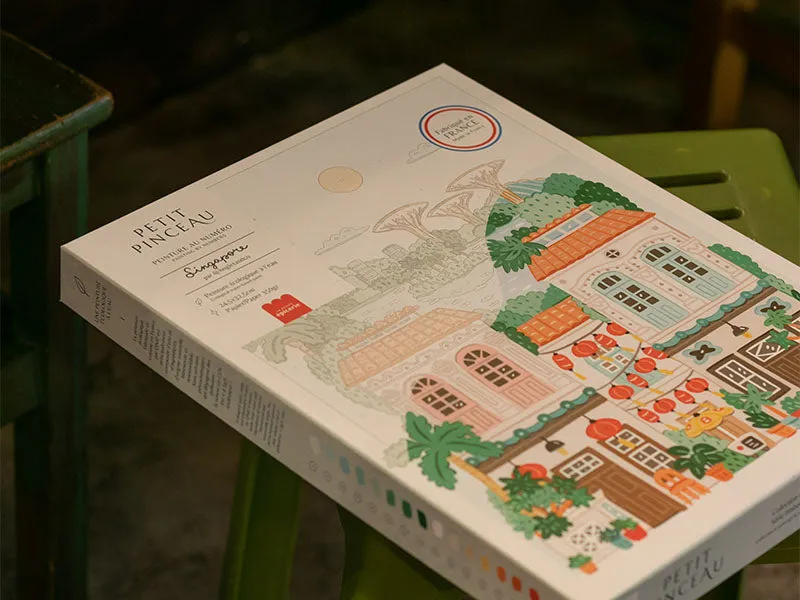 La Petite Epicerie Petit Pinceau Singapore schilderen op nummer kit
